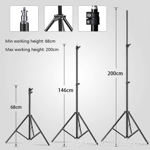 Suporte de luz comum ajustável 2M